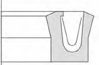Reciprocating rod seal-Type VR