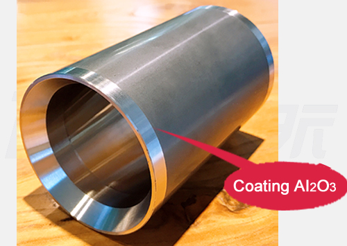 Axle sleeve  coating Cr2O3